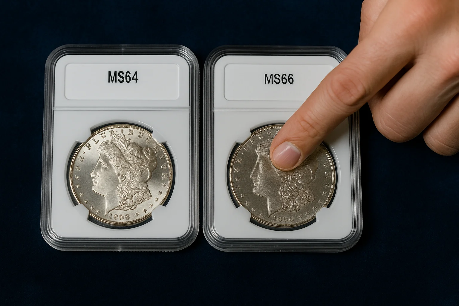 Grading vs Eye Appeal: Why MS64 Can Sell Higher Than MS66